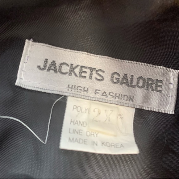 Vintage Jacket Galore Woman 2X ‎ Bomber Brown Animal Print Sequins Sparkle - Picture 7 of 10